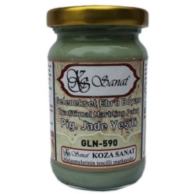 Koza Geleneksel Ebru Boyası 105cc. Pigment Jade Yeşili