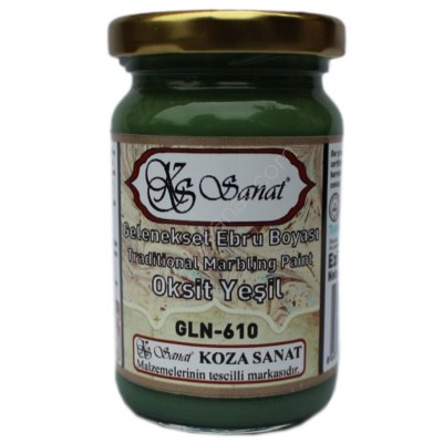 Koza Geleneksel Ebru Boyası 105cc. Oksit Yeşil