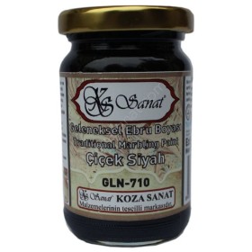 Koza Geleneksel Ebru Boyası 105cc. Çiçek Siyah