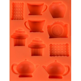 Pol&Art Silikon Kalıp 13x10cm Çay Kahve Seti