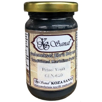 Koza Geleneksel Ebru Boyası 105cc. Petrol Yeşili