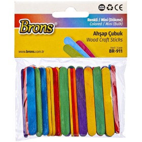 Brons Renkli Mini Dondurma Çubuğu 5,5cm  (60 adt)