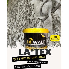L'TEX (Çift Efekt Partiküllü Doku Harcı Mat-Yarımat) - 1KG
