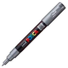 Uni Posca PC-1M Boyama Markörü 0.7 mm METALİK GÜMÜŞ