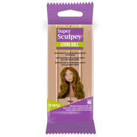 Super Sculpey Model Hamuru Living Doll Beige (Bej) 454gr.