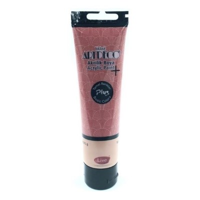 Artdeco Plus Akrilik Boya 100ml Tüp 490 Oksit Kırmızı