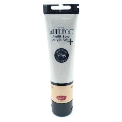 Artdeco Plus Akrilik Boya 100ml Tüp 494 Sıcak Gri