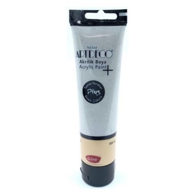Artdeco Plus Akrilik Boya 100ml Tüp 498 Gri