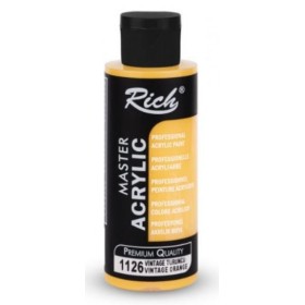 Rich Master Akrilik Boya 1126 VİNTAGE TURUNCU 120cc Rich Master Akrilik Boya 1126 VİNTAGE TURUNCU 120cc