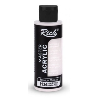 Rich Master Akrilik Boya 1134 DAMLA PEMBE 120cc