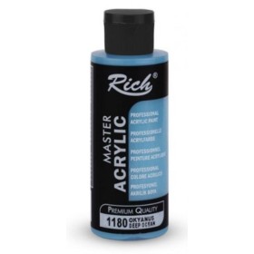 Rich Master Akrilik Boya 1180 BONDİ MAVİ 120cc Rich Master Akrilik Boya 1180 BONDİ MAVİ 120cc