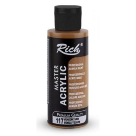 Rich 117 Venedik Sarı 120 ml Akrilik Boya Rich 117 Venedik Sarı 120 ml Akrilik Boya