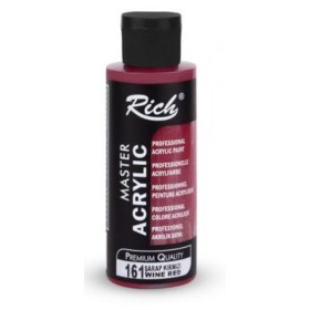 Rich 161 Şarap Kırmızı 120 ml Akrilik Boya Rich 161 Şarap Kırmızı 120 ml Akrilik Boya