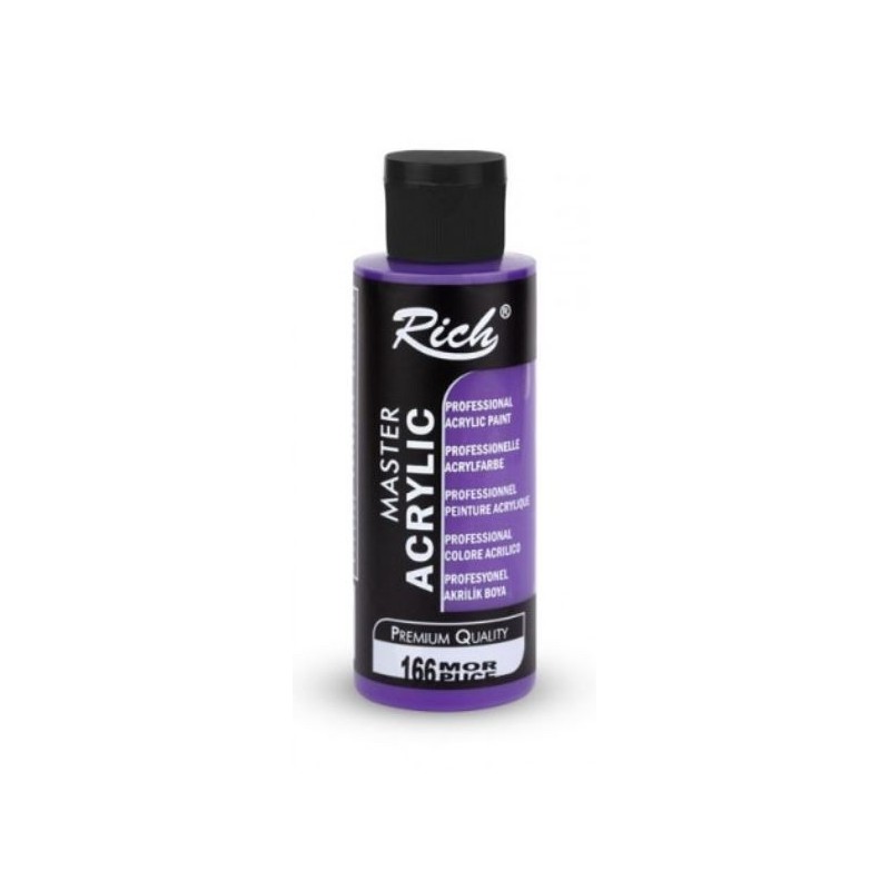Morfo. Acrílic paint Rich 166 Mor 130 ml Akrilik Boya