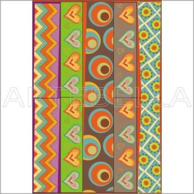 Artebella 948 Transfer Koyu Zemin 23x34 cm