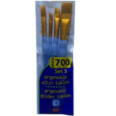 Fanart Academy ERGO 700 Seri Fırça Seti 5 (4lü)