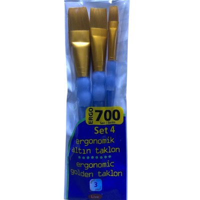 Fanart Academy ERGO 700 Seri Fırça Seti 4 (3lü)