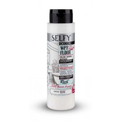 Rich Selfy Decor ISLAK ZEMiN Boyası 500cc BEYAZ