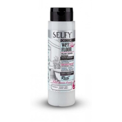 Rich Selfy Decor ISLAK ZEMiN Boyası 500cc COOL GRİ