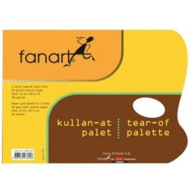 Kullan-At Kağıt Palet 23x30cm  - 36 sayfa