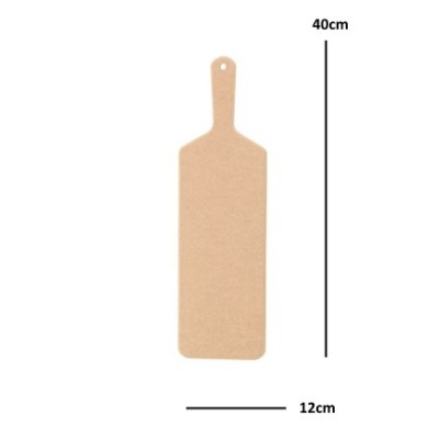 Dekoratif Sunum Tahtası 40x12cm Ahşap Obje SLP-06