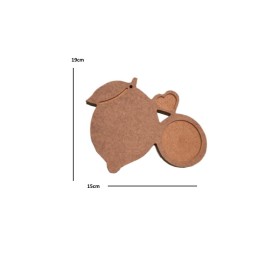Limon Kahve/Bardak Altlığı 15x19cm Ahşap Obje SLP-21 Limon Kahve/Bardak Altlığı 15x19cm Ahşap Obje SLP-21
