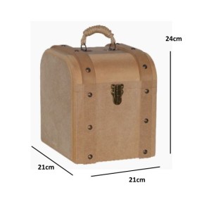 Nostaljik BAVUL Küçük Boy Ahşap MDF (24x21x21cm) Nostaljik BAVUL Küçük Boy Ahşap MDF (24x21x21cm)