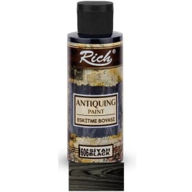 Rich Eskitme Boyası Antiquing 120cc SİYAH Rich Eskitme Boyası Antiquing 120cc SİYAH
