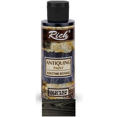 Rich Eskitme Boyası Antiquing 120cc SİYAH