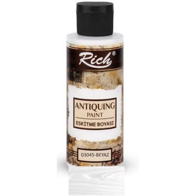 Rich Eskitme Boyası Antiquing 120cc BEYAZ
