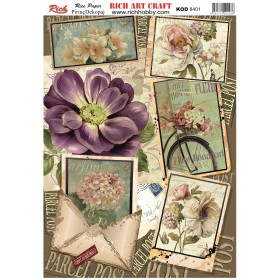 Rich Pirinç Dekopaj Kağıdı 8401 Rich Pirinç Dekopaj Kağıdı 8401