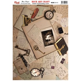 Rich Pirinç Dekopaj Kağıdı 8418 Rich Pirinç Dekopaj Kağıdı 8418
