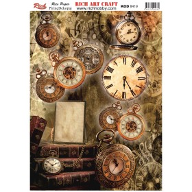 Rich Pirinç Dekopaj Kağıdı 8419 Rich Pirinç Dekopaj Kağıdı 8419