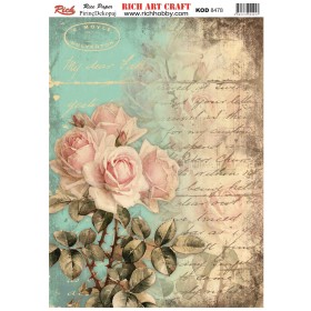 Rich Pirinç Dekopaj Kağıdı 8478 Rich Pirinç Dekopaj Kağıdı 8478
