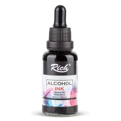 Rich Alcohol ink Mürekkep 30ml SİYAH