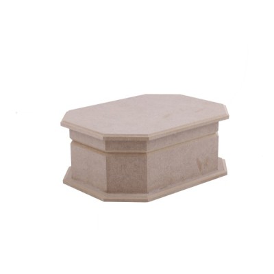 Köşeli Sekizgen Kutu Orta 20x15x8cm KT-32