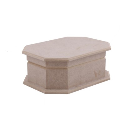 Köşeli Sekizgen Kutu Büyük 23x17x8,5cm KT-33