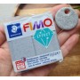 Staedtler Fimo Effect Polimer Kil 812 Simli (Glitter) GÜMÜŞ