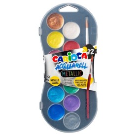 Cairoca Sulu Boya 30mm 12'li Metalik Renkler Cairoca Sulu Boya 30mm 12'li Metalik Renkler