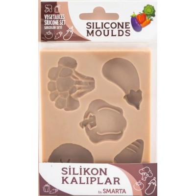 Smarta Silikon Kalıp 10x13cm - Sebzeler Seti