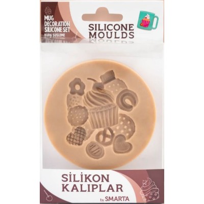 Smarta Silikon Kalıp 10x13cm - Kupa Süsleme