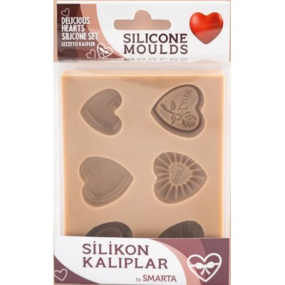 Smarta Silikon Kalıp 10x13cm - Lezzetli Kalpler