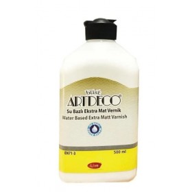 Artdeco Su Bazlı Vernik EKSTRA MAT 500ml