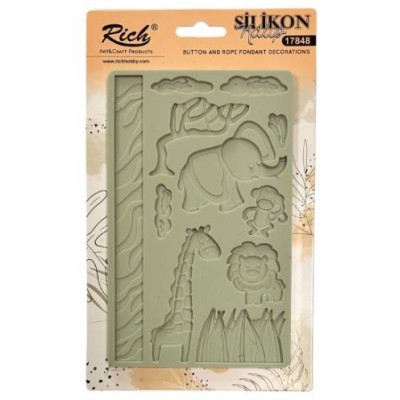 Rich Art&Craft Silikon Kalıp 18,5x11,5cm - 17849