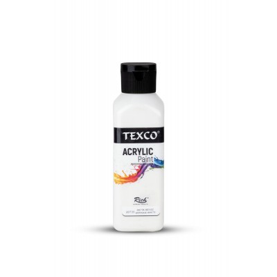 Texco  Akrilik Boya 130ml - Antik Beyaz