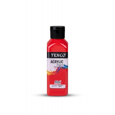 Texco Akrilik Boya 130ml - Kırmızı