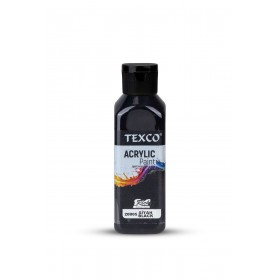 Texco Akrilik Boya 130ml - Siyah