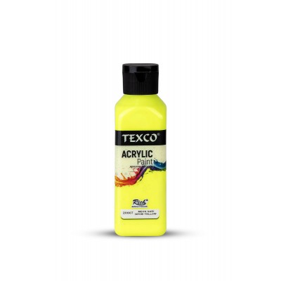 Texco Neon Akrilik Boya Sarı 130ml