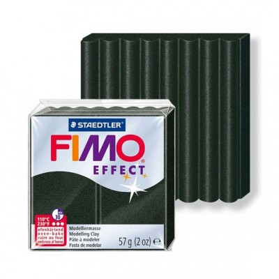 Staedtler Fimo Effect Polimer Kil 907 Sedefli Siyah