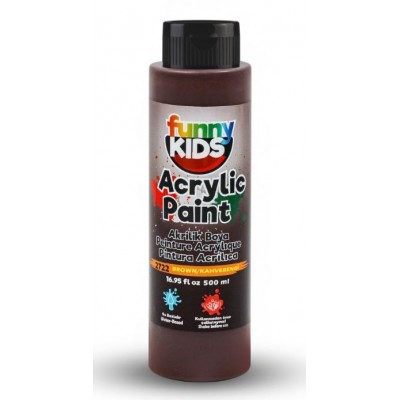 Funny Kids Akrilik Boya 500cc - KAHVERENGİ